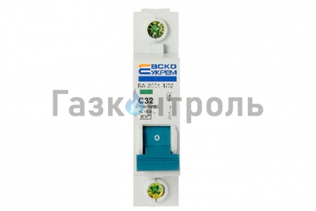 Выключатель УКРЕМ ВА-2001 1р 32А АсКо фото 1