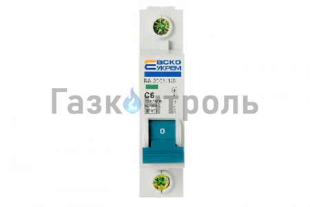 Выключатель УКРЕМ ВА-2001 1р 6А АсКо фото 1