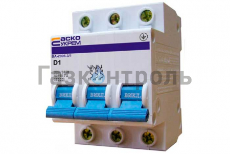 Выключатель УКРЕМ ВА-2006 3р 1А АсКо фото 1